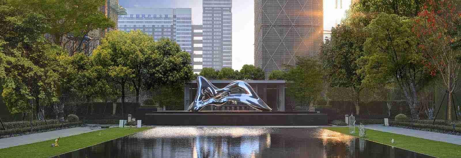 kualitas Patung Logam Luar Ruang pabrik