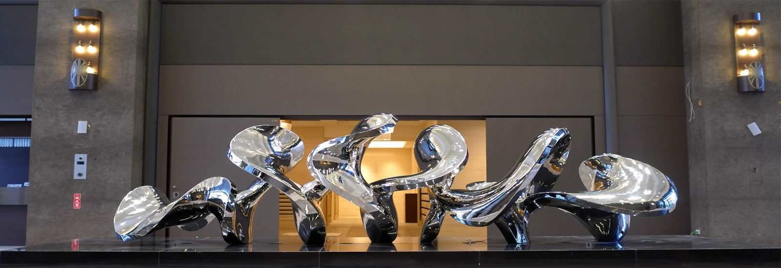 kualitas Patung Logam Luar Ruang pabrik