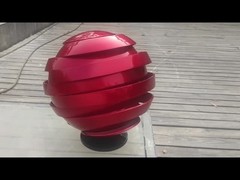 Patung Stainless Steel Modern, Patung Abstrak Stainless Steel Dicat