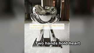 Patung Stainless Steel Modern Tinggi 1,5m